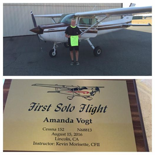 Amanda first solo